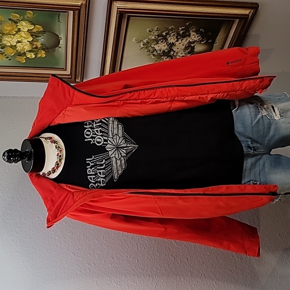 The North Face Apex Flex Gore-tex orange women's ski jacket size Large - Picture 2 of 16